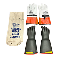 CL 2 Red Black Glove Kit